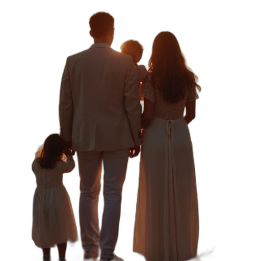 3d render, photorealistic, couple, seen transparent PNG cut-out
