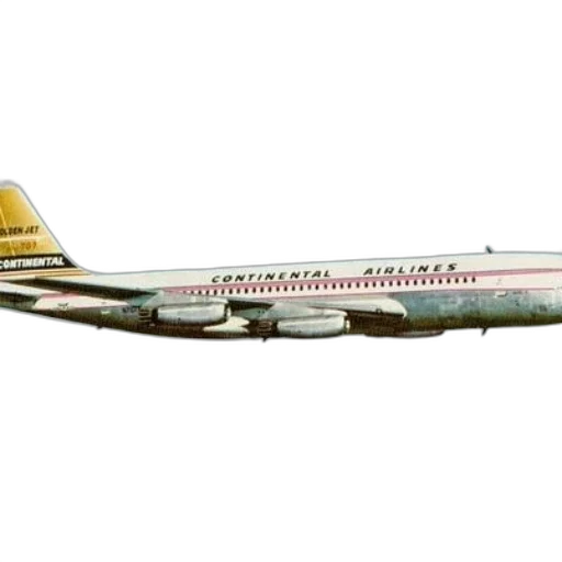 staff, 3d render, photorealistic, vintage, continental, airlines, airplane, flying transparent PNG cut-out