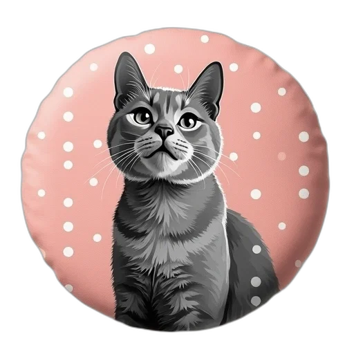 staff, jewelry, animal, photorealistic, cartoon, 3d render, cat, cushion transparent PNG cut-out