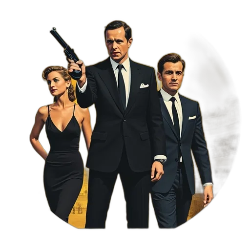 weapon, concept art, comic book art, second, image, movie, poster, goldfinger transparent PNG cut-out
