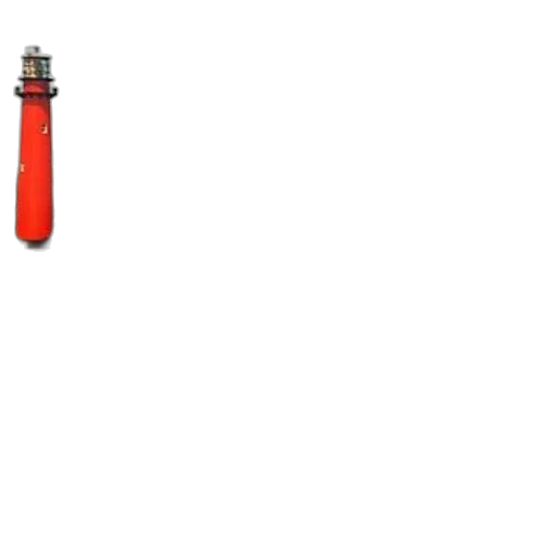 bottle, umbrella, weapon, staff, pixel art, 3d render, red, vibrant transparent PNG cut-out
