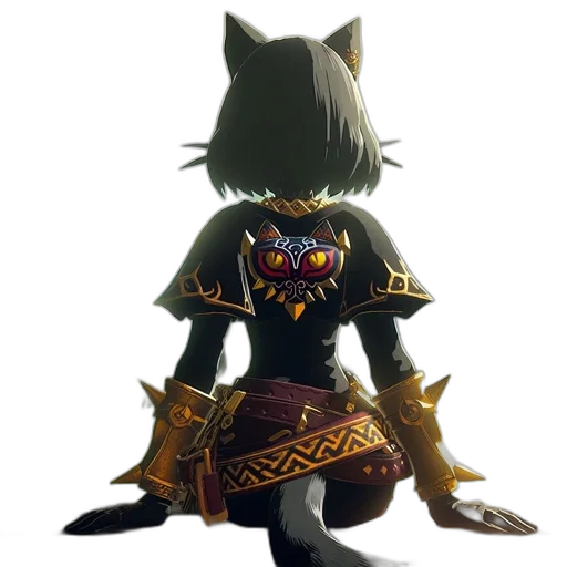 mask, staff, animal, creature, concept art, fantasy art, pixel art, 3d render transparent PNG cut-out