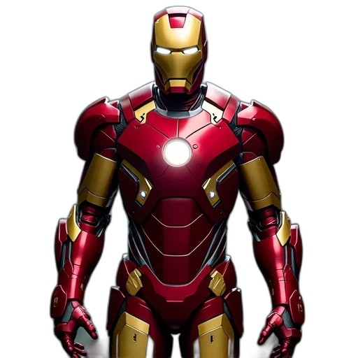 robot, comic book art, 3d render, concept art, pixel art, person, detailed, red transparent PNG cut-out