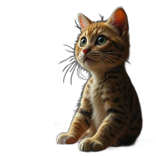 animal, creature, staff, photorealistic transparent PNG cut-out