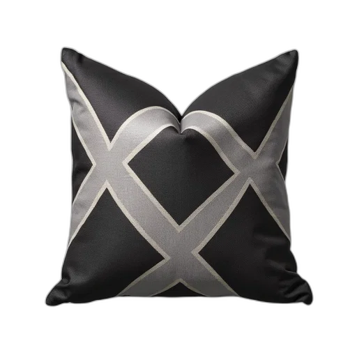 furniture, umbrella, 3d render, monochrome, dark, grey, black, geometric transparent PNG cut-out