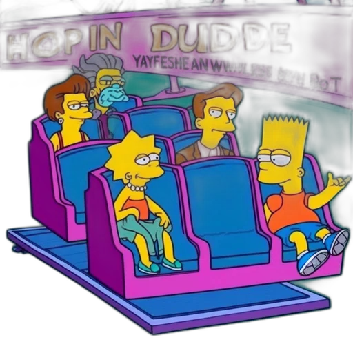 furniture, car, vaporwave, cartoon, concept art, pixel art, neon lights, outer space transparent PNG cut-out