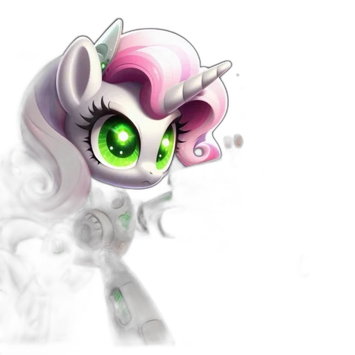fantasy art, concept art, pixel art, 3d render, pastel, monochrome, futuristic, sweetie transparent PNG cut-out