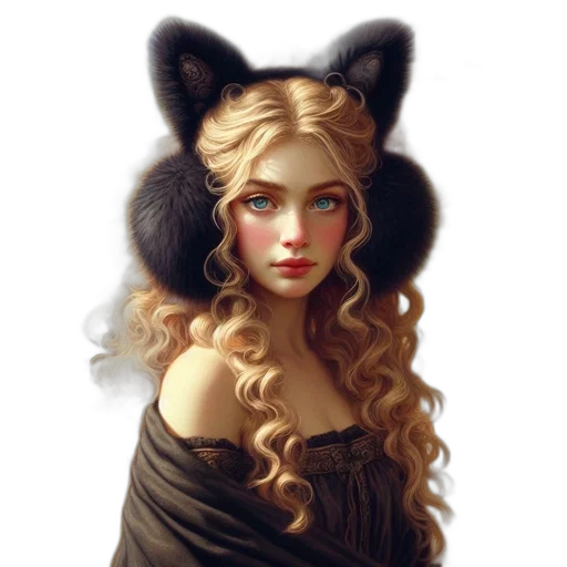 mask, face, hat, crown, fantasy art, concept art, photorealistic, oil painting transparent PNG cut-out