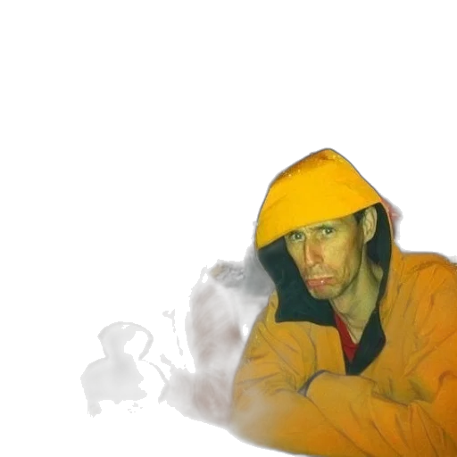 jacket, hat, dragon, face transparent PNG cut-out