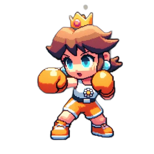crown, weapon, staff, pixel art, concept art, 3d render, watercolor, pixelated transparent PNG cut-out