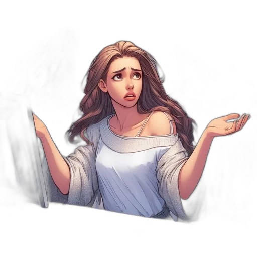 dress, face, concept art, fantasy art, pixel art, watercolor, ethereal, figure transparent PNG cut-out