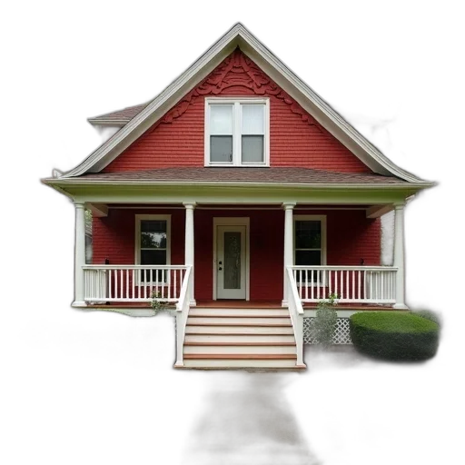 building, furniture, 3d render, photorealistic, concept art, watercolor, red, brick transparent PNG cut-out