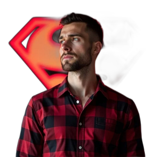 staff, face, jacket, concept art, comic book art, photorealistic, 3d render, man transparent PNG cut-out
