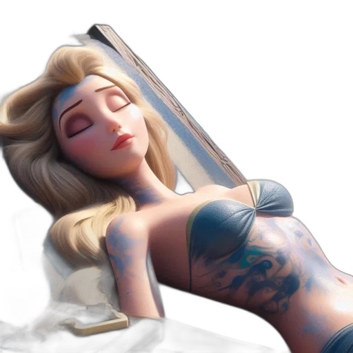 sword, weapon, concept art, 3d render, fantasy art, photorealistic, animated, woman transparent PNG cut-out