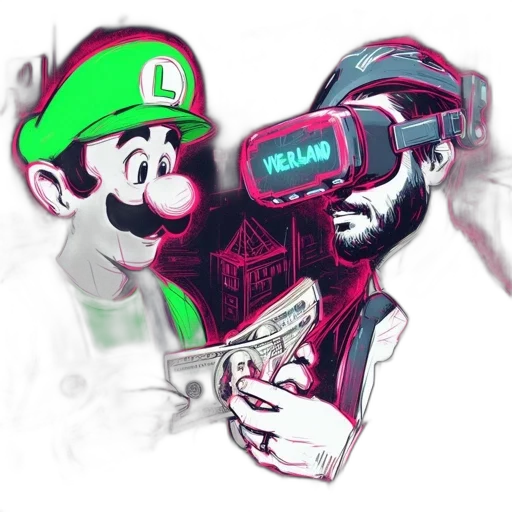 mask, weapon, concept art, cartoon, pixel art, comic book art, green, two transparent PNG cut-out