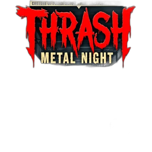 concept art, promotional, poster, metal, concert, titled, thrash, night transparent PNG cut-out