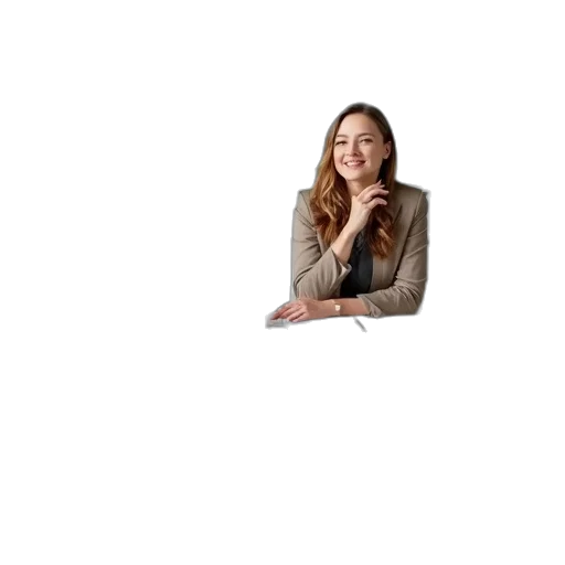 staff, jacket, face, furniture transparent PNG cut-out