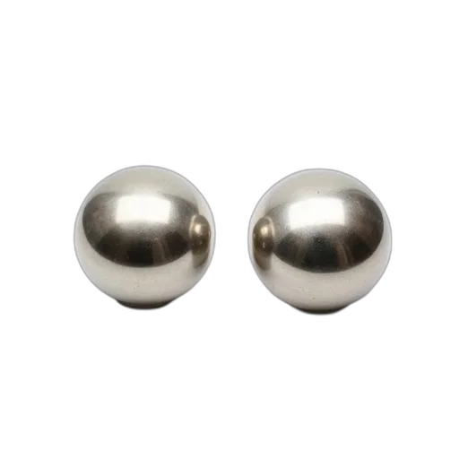 jewelry, two, shiny, metallic, knobs, smooth, reflective, surface transparent PNG cut-out
