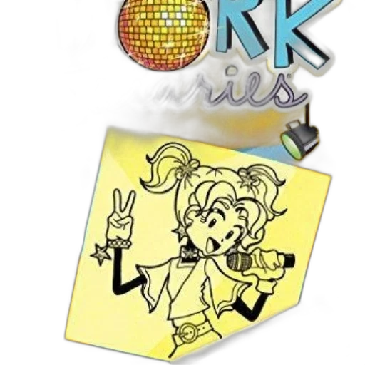 cartoon, concept art, cover, dork, diaries, features, girl, holding transparent PNG cut-out