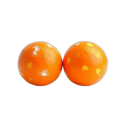 jewelry, crown, food, dress, 3d render, photorealistic, two, orange transparent PNG cut-out