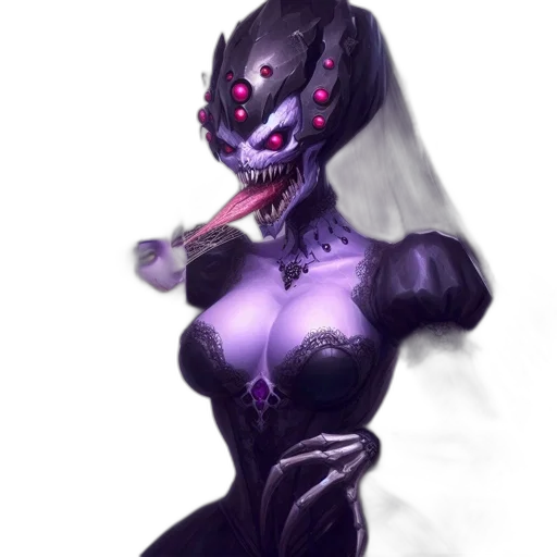 mask, creature, dress, dragon, concept art, fantasy art, pixel art, 3d render transparent PNG cut-out