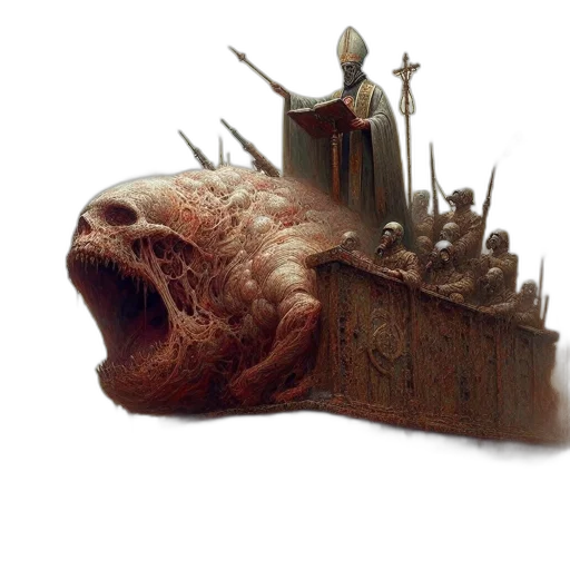 creature, crown, weapon, dragon, concept art, fantasy art, 3d render, photorealistic transparent PNG cut-out