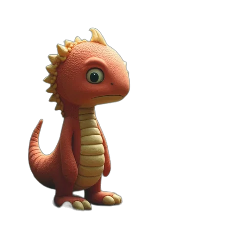 dragon, creature, animal, staff transparent PNG cut-out