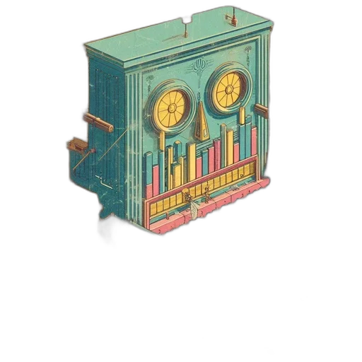 furniture, jewelry, robot, 3d render, concept art, large, mechanical, piano transparent PNG cut-out