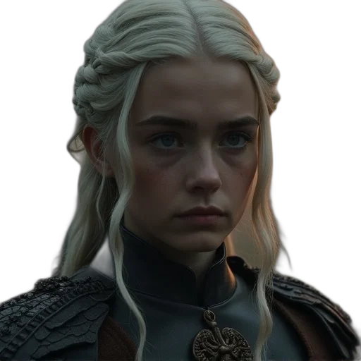 dragon, face, crown, hair transparent PNG cut-out