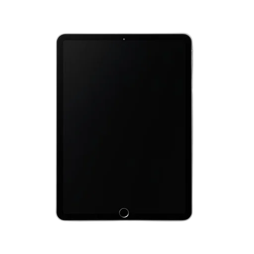 robot, weapon, 3d render, sleek, modern, tablet, black, screen transparent PNG cut-out