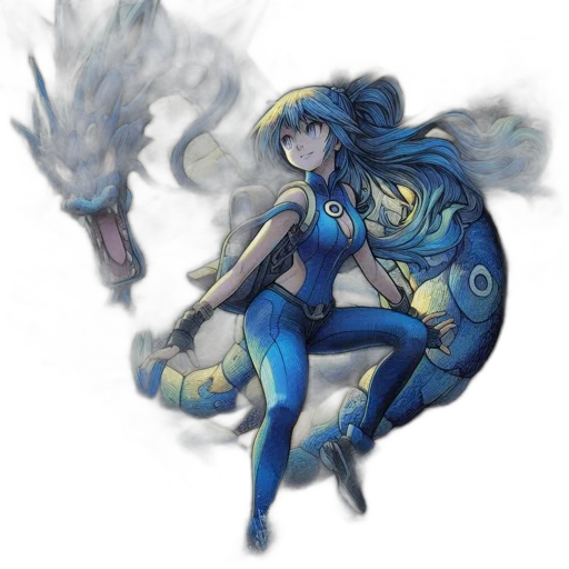 dragon, creature, staff, weapon, fantasy art, concept art, pixel art, watercolor transparent PNG cut-out