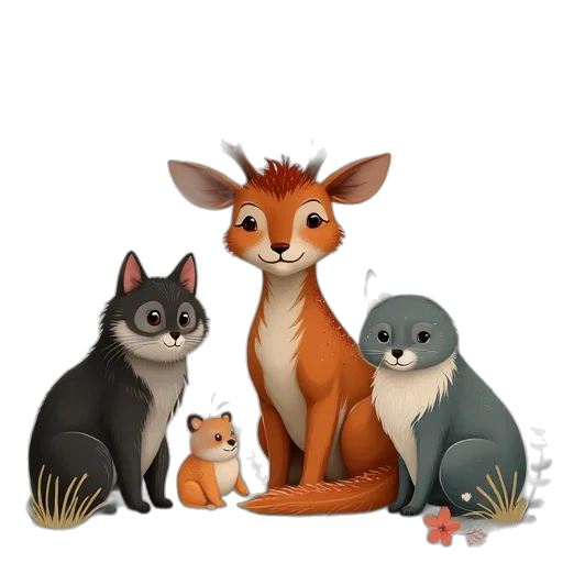 animal, staff, concept art, fantasy art transparent PNG cut-out
