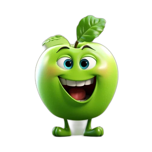 food, staff, face, animal, 3d render, photorealistic, concept art, cartoon transparent PNG cut-out