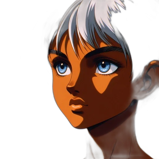 face, robot, mask, creature, concept art, anime, fantasy art, photorealistic transparent PNG cut-out