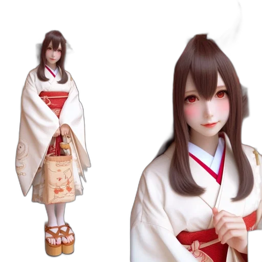 3d render, concept art, fantasy art, photorealistic, monochrome, red, person, traditional transparent PNG cut-out