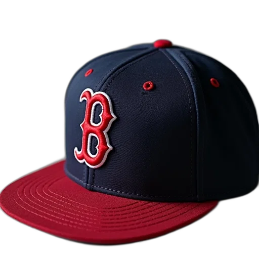 hat, mlb, boston, red transparent PNG cut-out