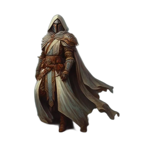 staff, sword, jacket, weapon, concept art, fantasy art, pixel art, 3d render transparent PNG cut-out
