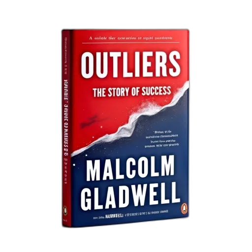 cover, book, outliers, story, success, malcolm, gladwell, featuring transparent PNG cut-out