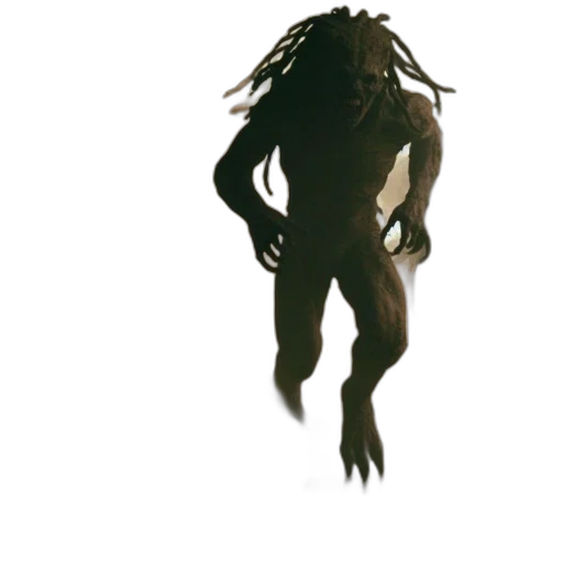 creature, animal, hair, mask, concept art, 3d render, pixel art, photorealistic transparent PNG cut-out