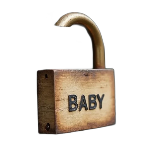 babylock, sign, reads, import, baby transparent PNG cut-out
