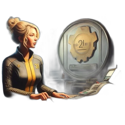 jewelry, concept art, 3d render, comic book art, fantasy art, woman, blond, hair transparent PNG cut-out