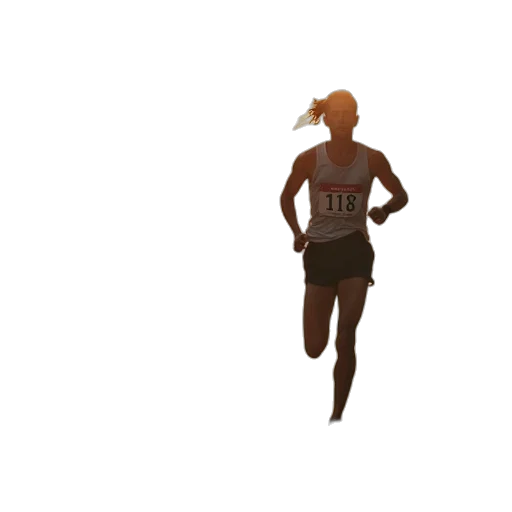 3d render, pixel art, cartoon, concept art, earth tones, runners, olympic, park transparent PNG cut-out