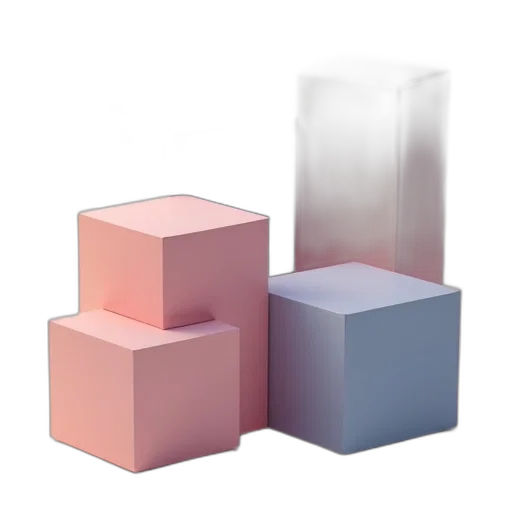 furniture, jewelry, bottle, food, 3d render, vaporwave, concept art, pastel transparent PNG cut-out