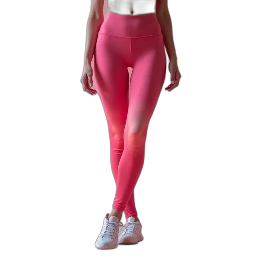neon, pastel, red, woman transparent PNG cut-out