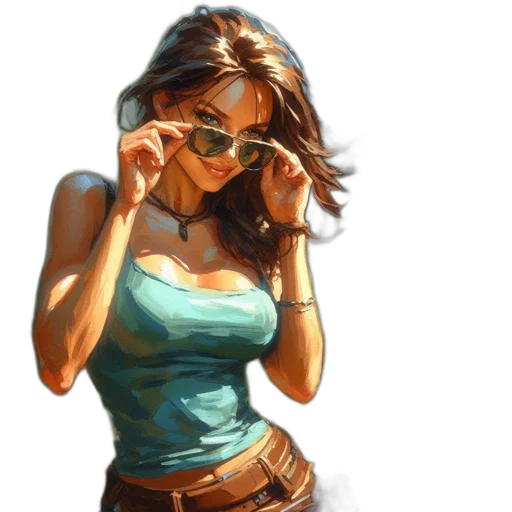 face, weapon, mask, dress, comic book art, concept art, photorealistic, fantasy art transparent PNG cut-out