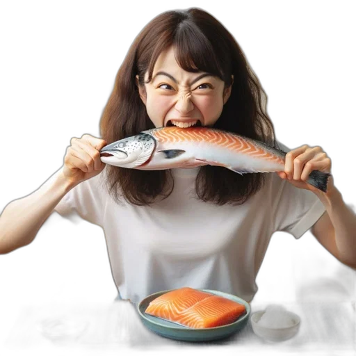 food, mask, face, photorealistic, concept art, oil painting, 3d render, woman transparent PNG cut-out