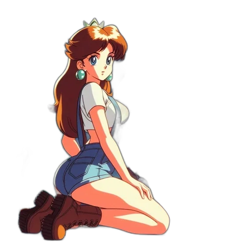 crown, dress, hat, anime, cartoon, concept art, pixel art, outer space transparent PNG cut-out