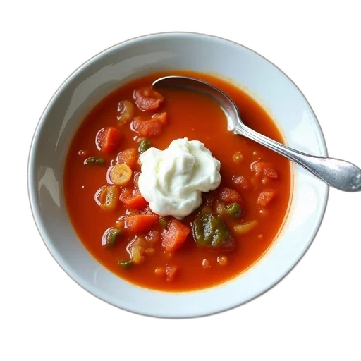 food, weapon, crown, photorealistic, bowl, soup, spoon, inside transparent PNG cut-out
