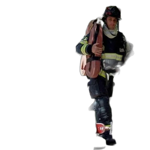 jacket, 3d render, concept art, photorealistic, pixel art, two, firefighters, full transparent PNG cut-out