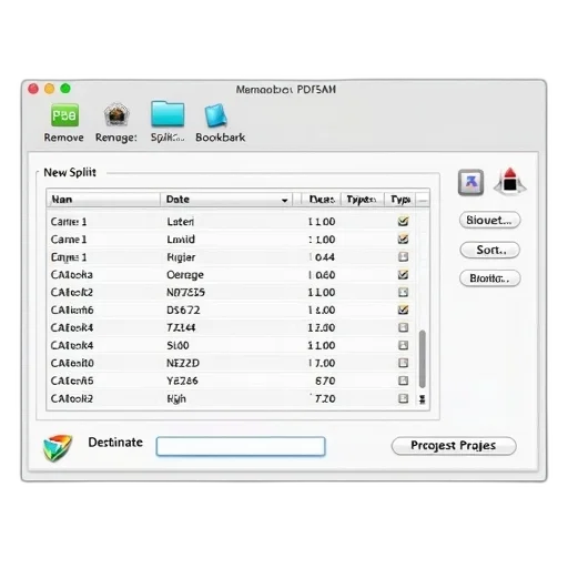 monochrome, computer, screen, displaying, software, interface, various, options transparent PNG cut-out